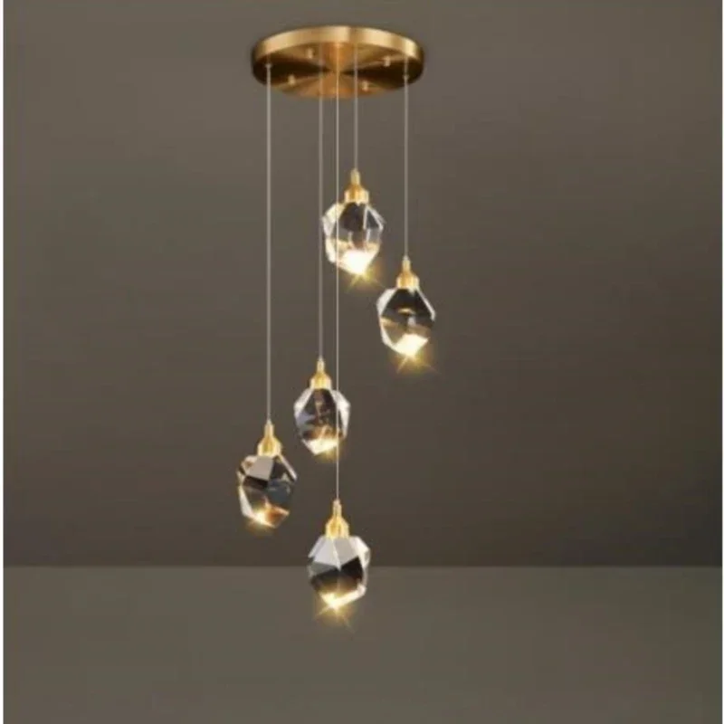 Hanging Moon Lamp - Modern Luxury Crystal LED Pendant Lamp