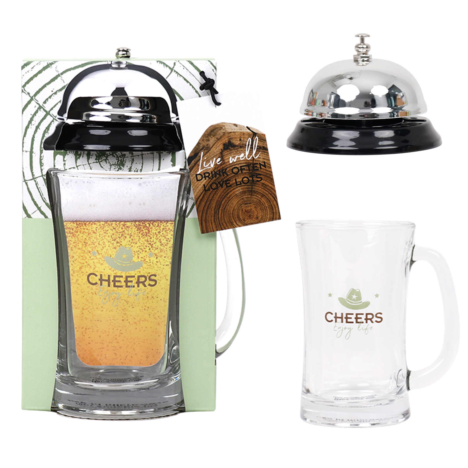 Home Decor Enthusiast - Novelty Beer Stein & Beer Bell