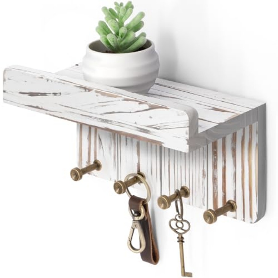 Floating Shelves - Farmhouse Key Holer Wall Mount eorative