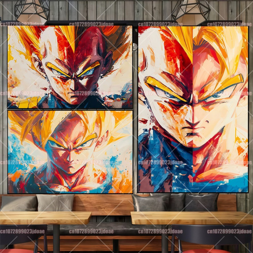 Home Decor Wall Art - Dragon Ball Anime Wall Art -
