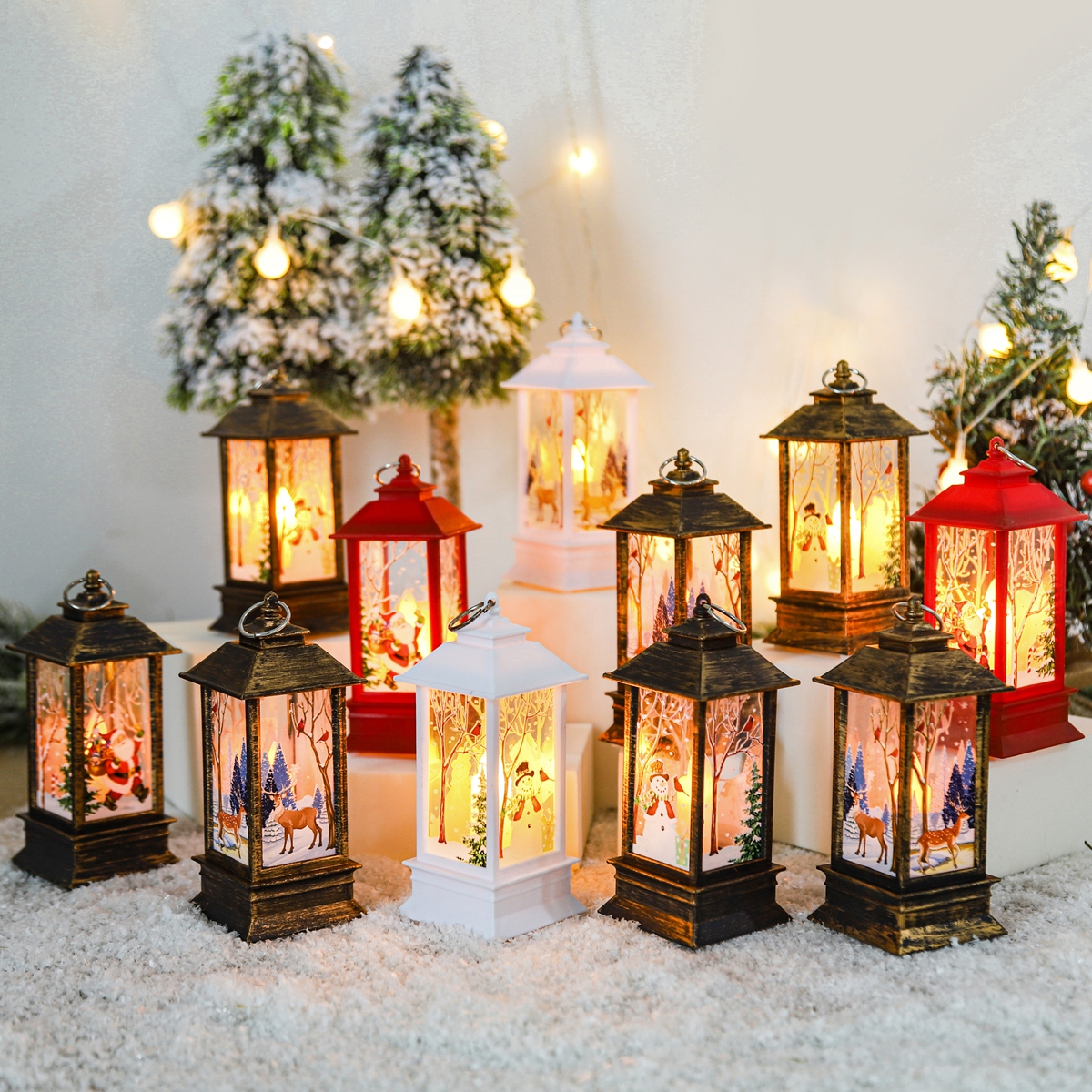 Home Decor Trends 2025 - Christmas Lantern Light Merry Christmas Decorations