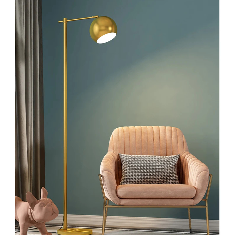 Flooring Home Decor - (Sea shipping)Gold Floor Lamp Modern E27