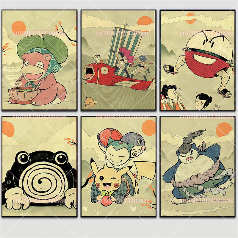 Classic Pokemon Canvas Paintin – Canvas Painting Bewertung und Preis