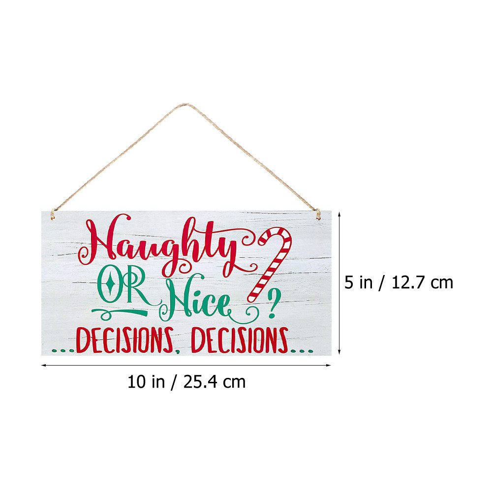 2Pcs Festive Wooden Xmas Door  – Home Decor Shop Bewertung und Preis