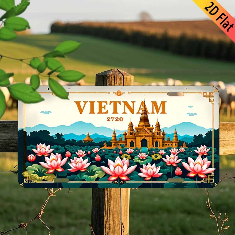 Aluminum Painting Vintage Viet – Home Decor Vietnam Bewertung und Preis