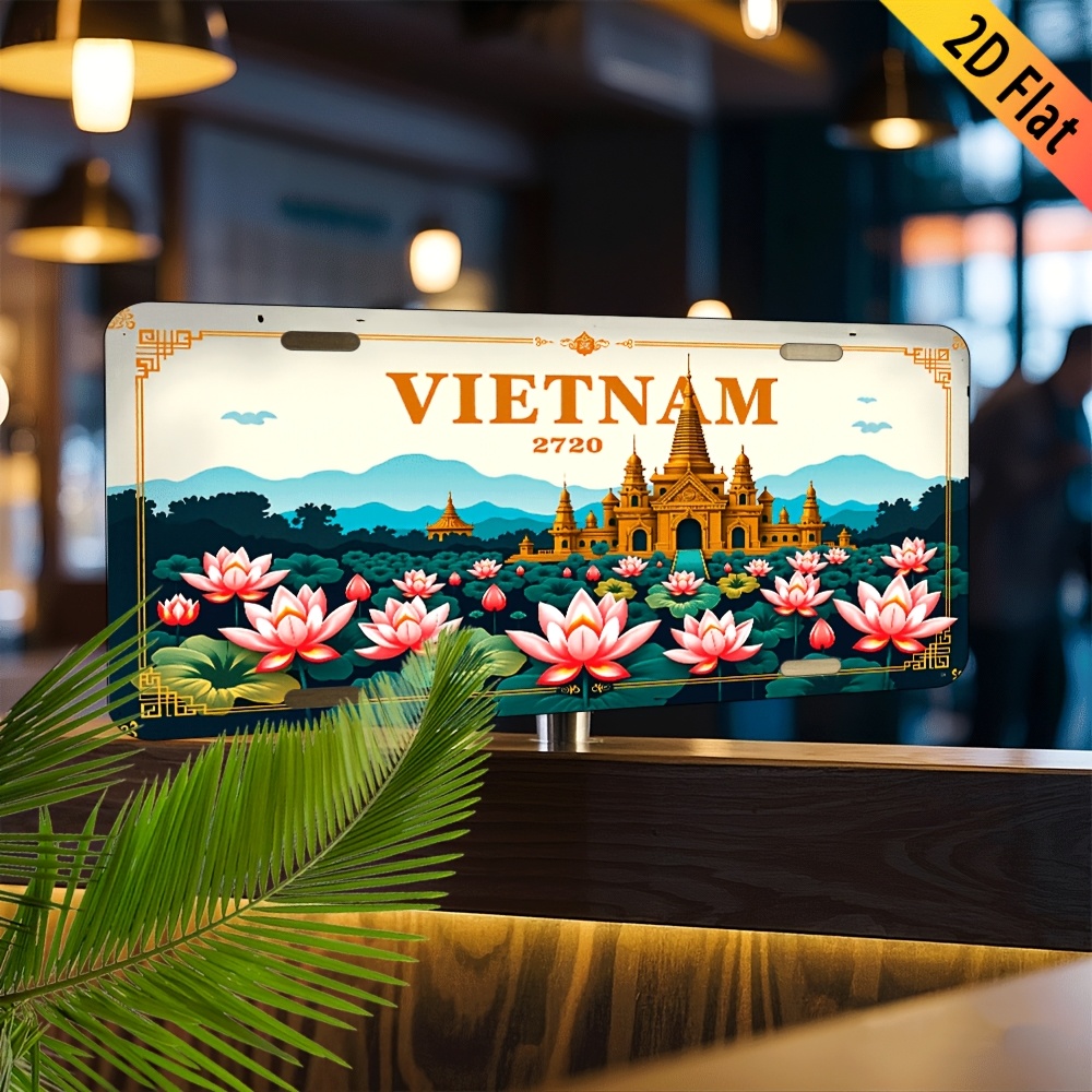 Aluminum Painting Vintage Viet – Home Decor Vietnam Bewertung und Preis