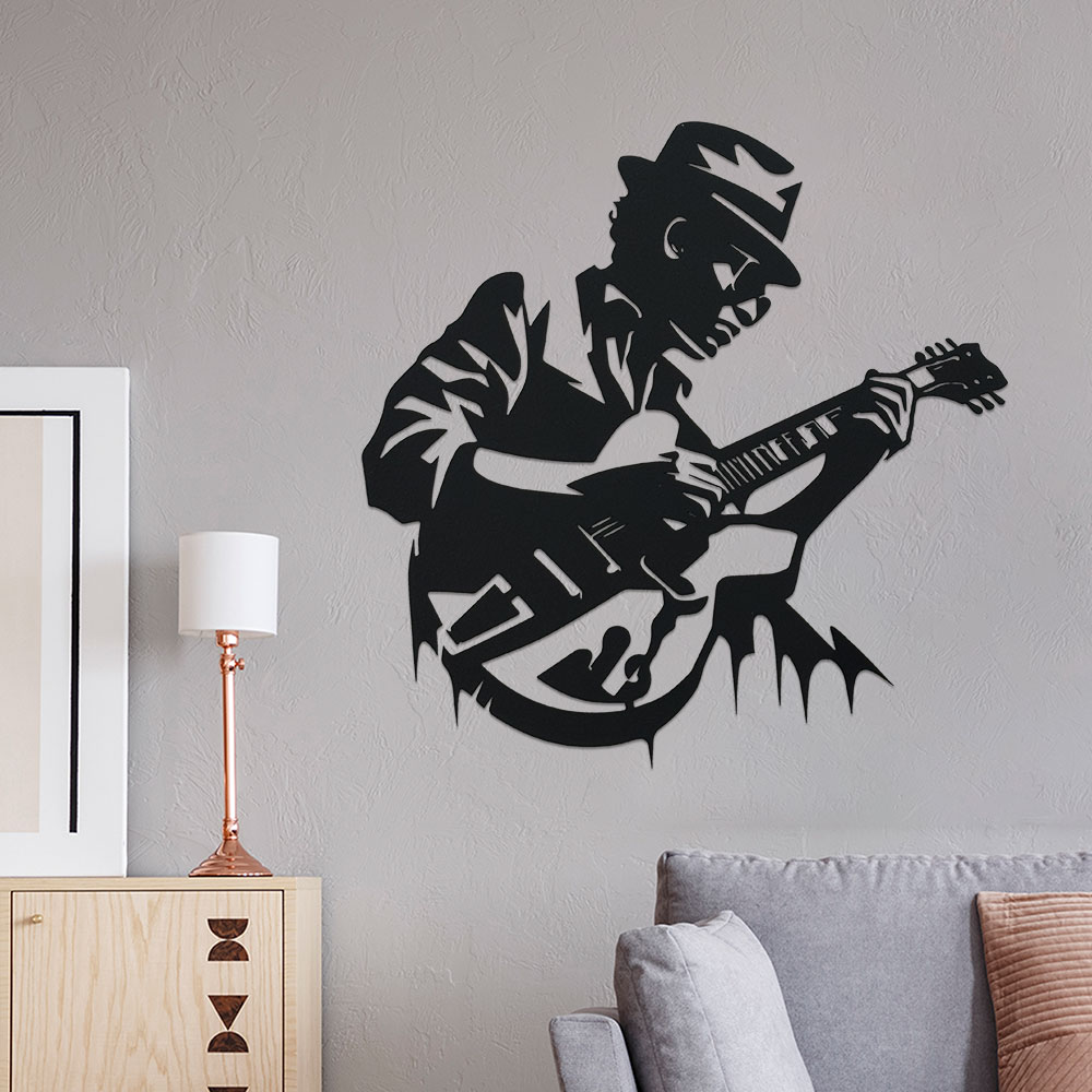 Guitarist Metal Wall Art,1pc U – Home Decor Enthusiast Bewertung und Preis