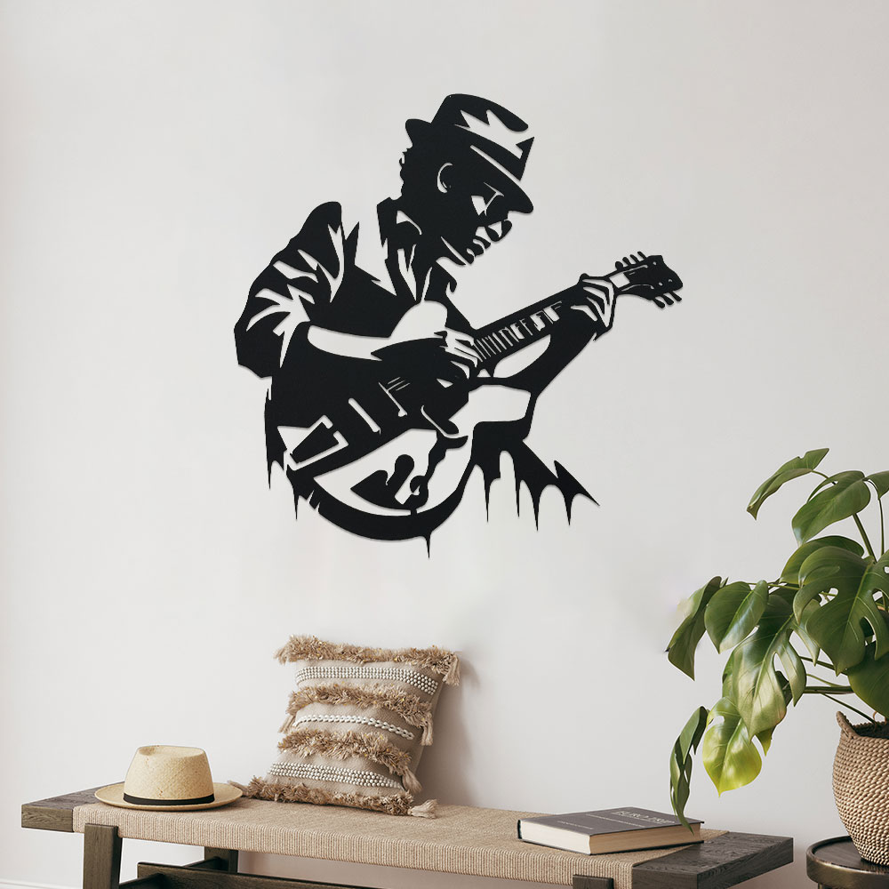 Guitarist Metal Wall Art,1pc U – Home Decor Enthusiast Bewertung und Preis