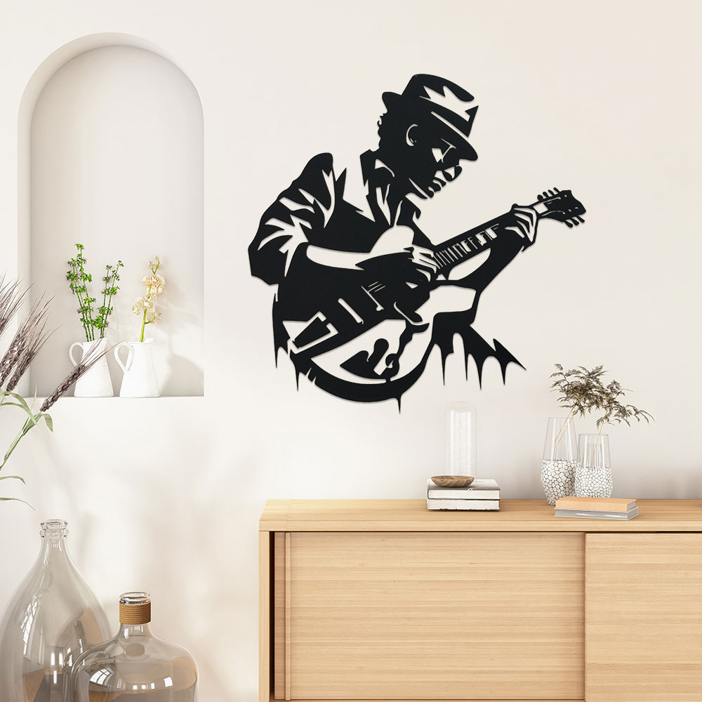 Guitarist Metal Wall Art,1pc U – Home Decor Enthusiast Bewertung und Preis