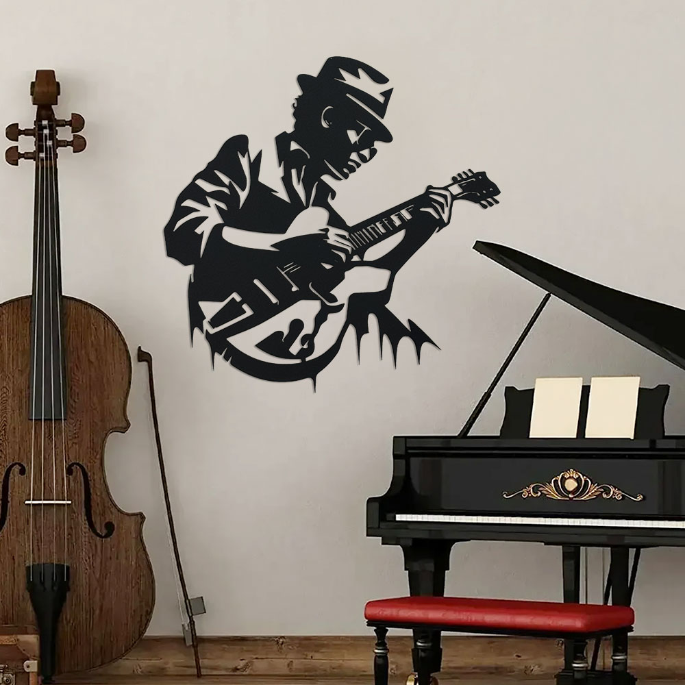 Guitarist Metal Wall Art,1pc U – Home Decor Enthusiast Bewertung und Preis