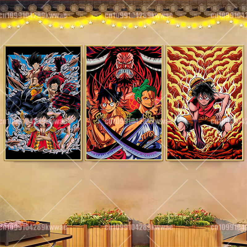 Classic One Piece Anime Cartoo – Canvas Painting Bewertung und Preis
