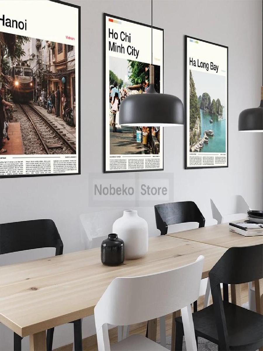 Vietnam Travel Posters Canvas  – Home Decor Vietnam Bewertung und Preis