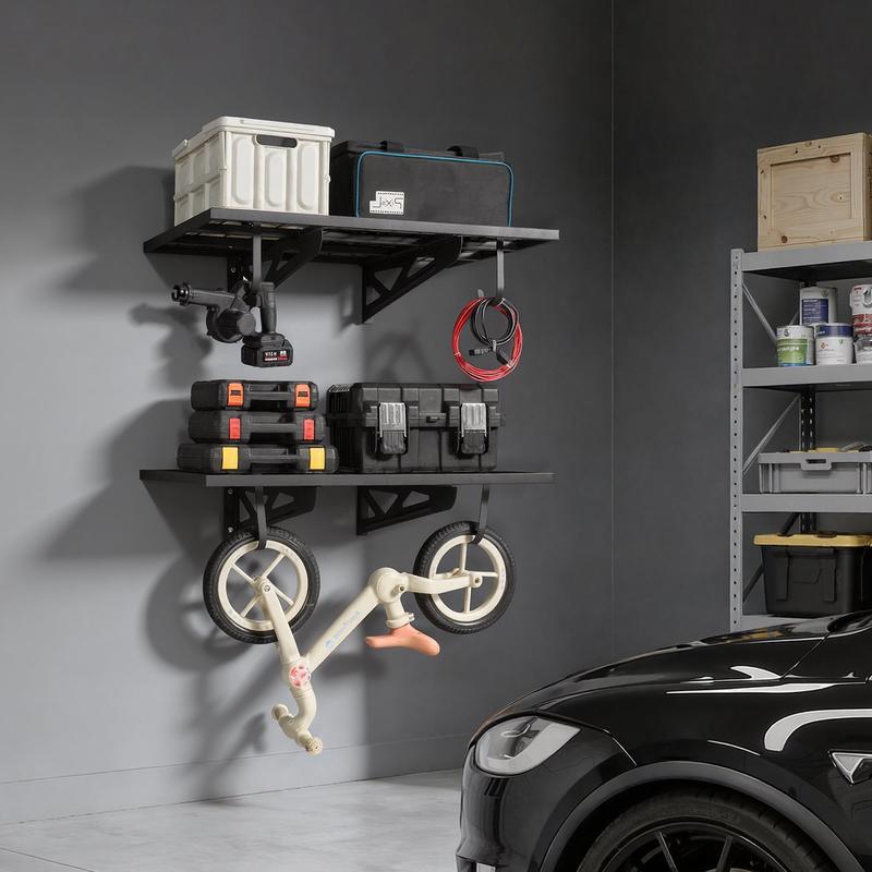 2-Tier Heavy Duty Wall Garage  – Floating Shelves Bewertung und Preis
