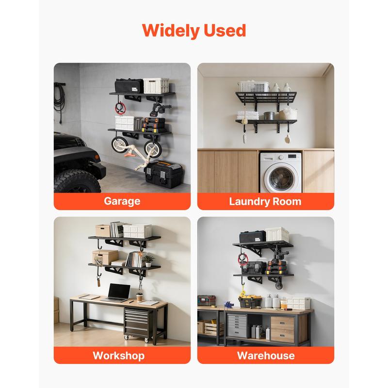 2-Tier Heavy Duty Wall Garage  – Floating Shelves Bewertung und Preis