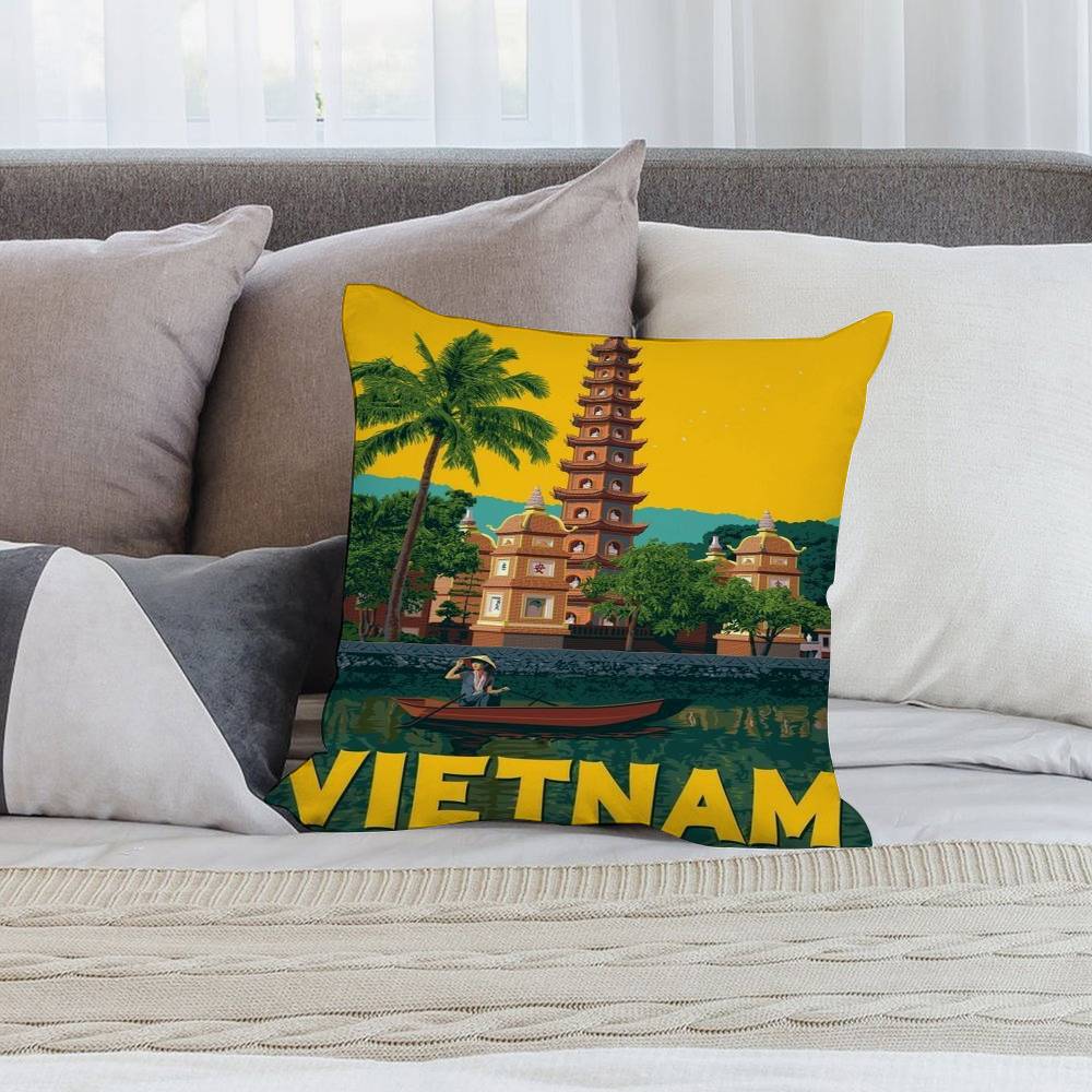 Vietnam Style Pillow Case Shor – Home Decor Vietnam Bewertung und Preis