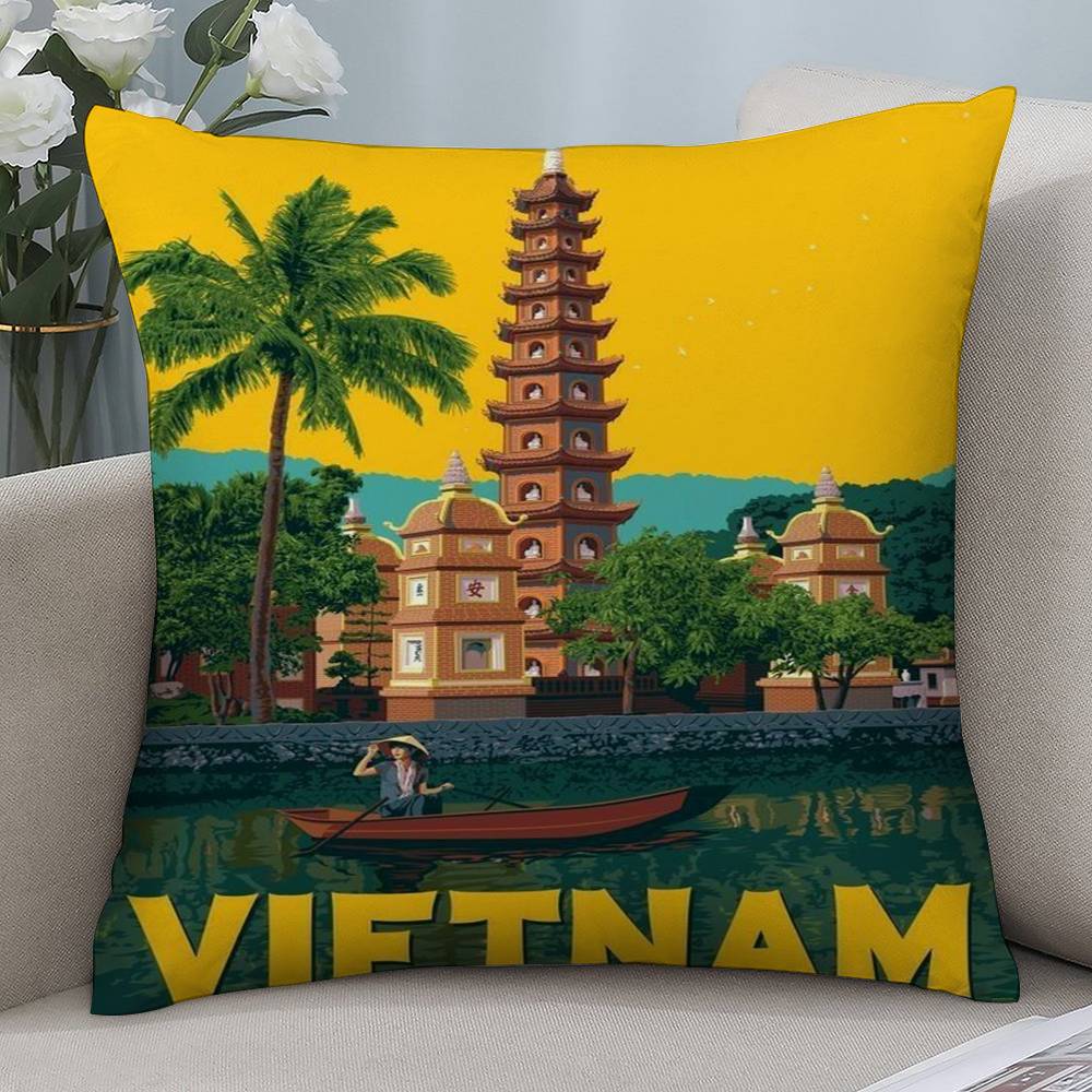 Vietnam Style Pillow Case Shor – Home Decor Vietnam Bewertung und Preis