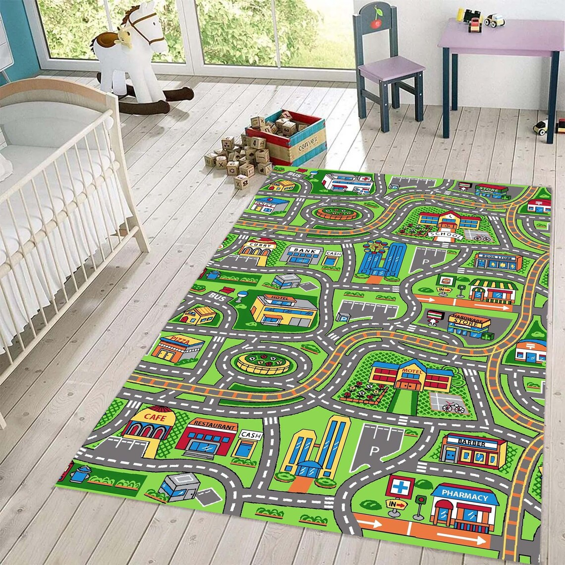 Car Track Rug Car Rugs for Kid – Home Decor Retailers Bewertung und Preis