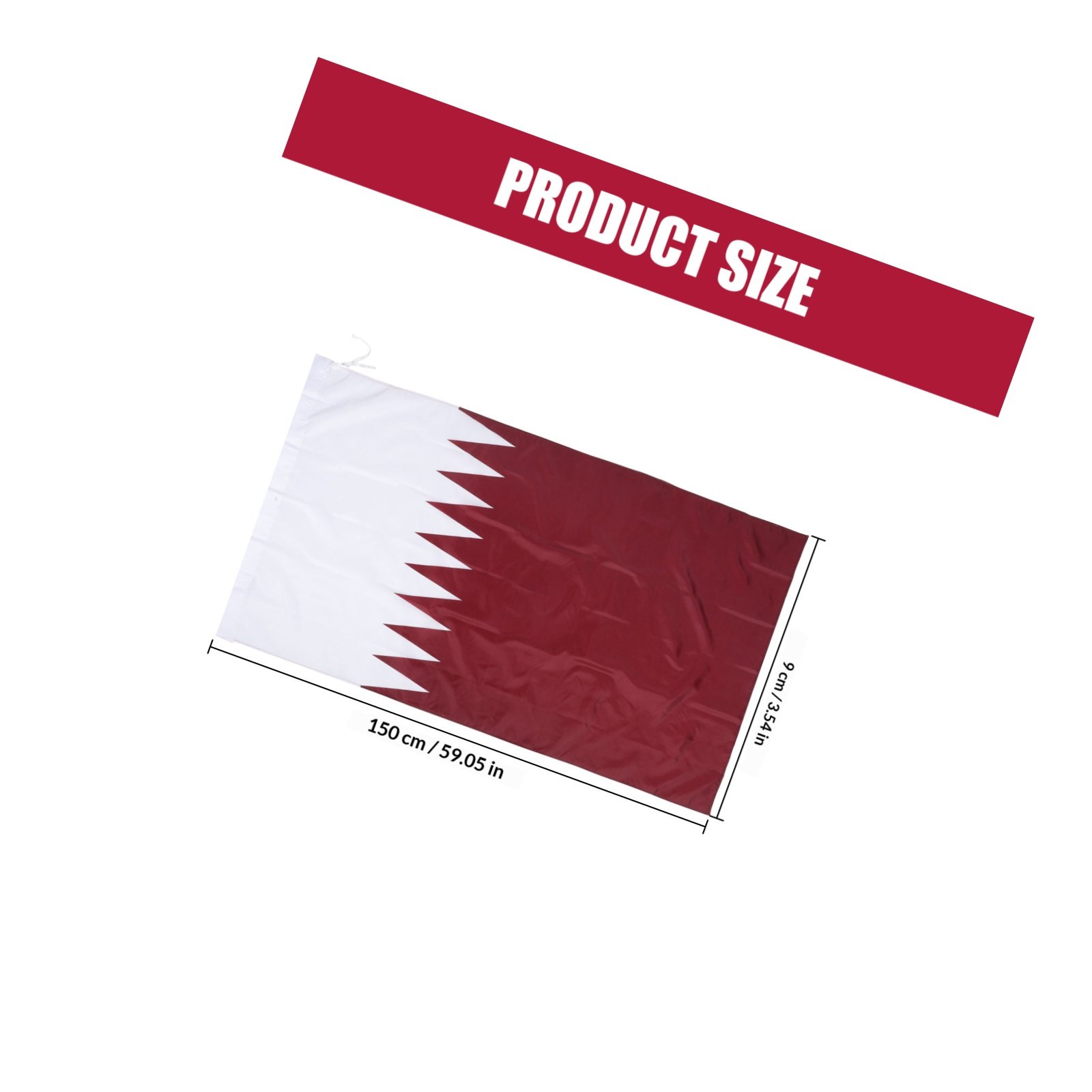 Qatar Flag Hanging Polyester N – Home Decor Qatar Bewertung und Preis