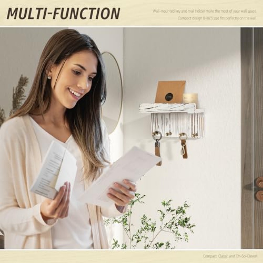 Farmhouse Key Holer Wall Mount – Floating Shelves Bewertung und Preis