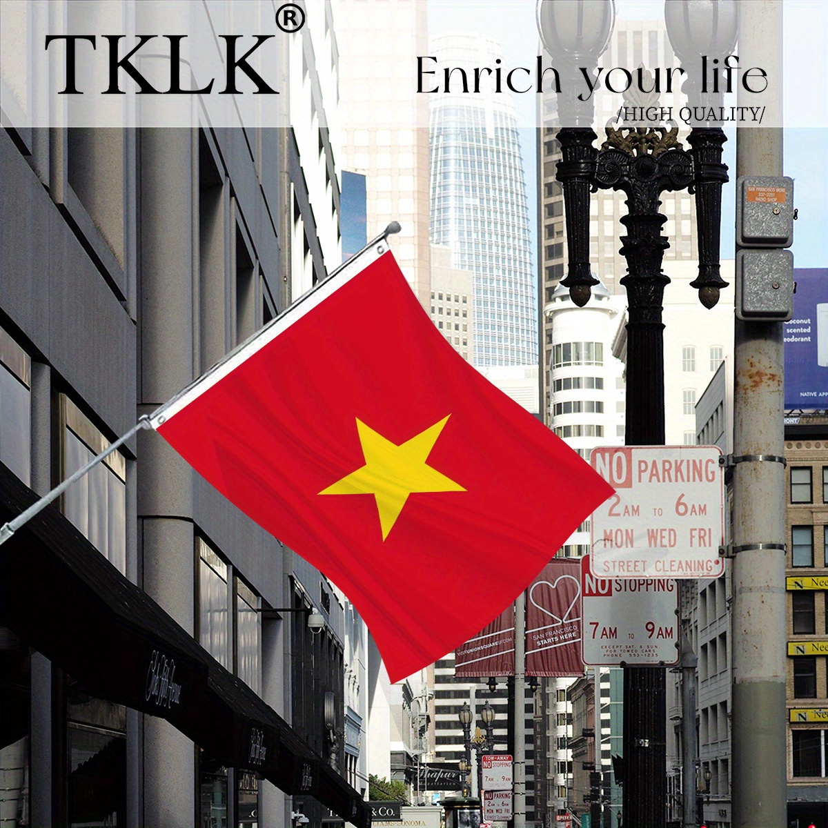 1pc Vietnam Flag - 35.43x59.06 – Home Decor Vietnam Bewertung und Preis