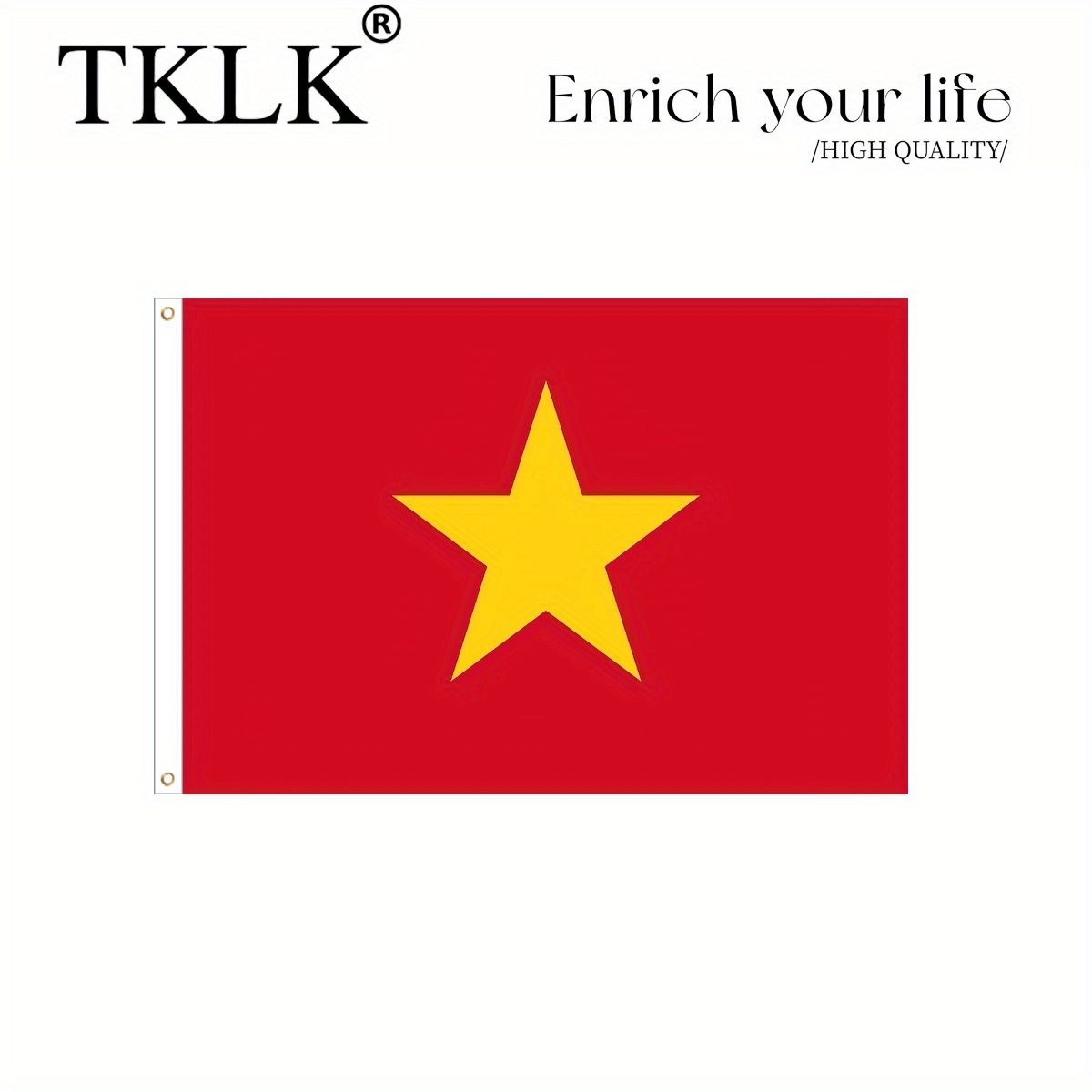 1pc Vietnam Flag - 35.43x59.06 – Home Decor Vietnam Bewertung und Preis