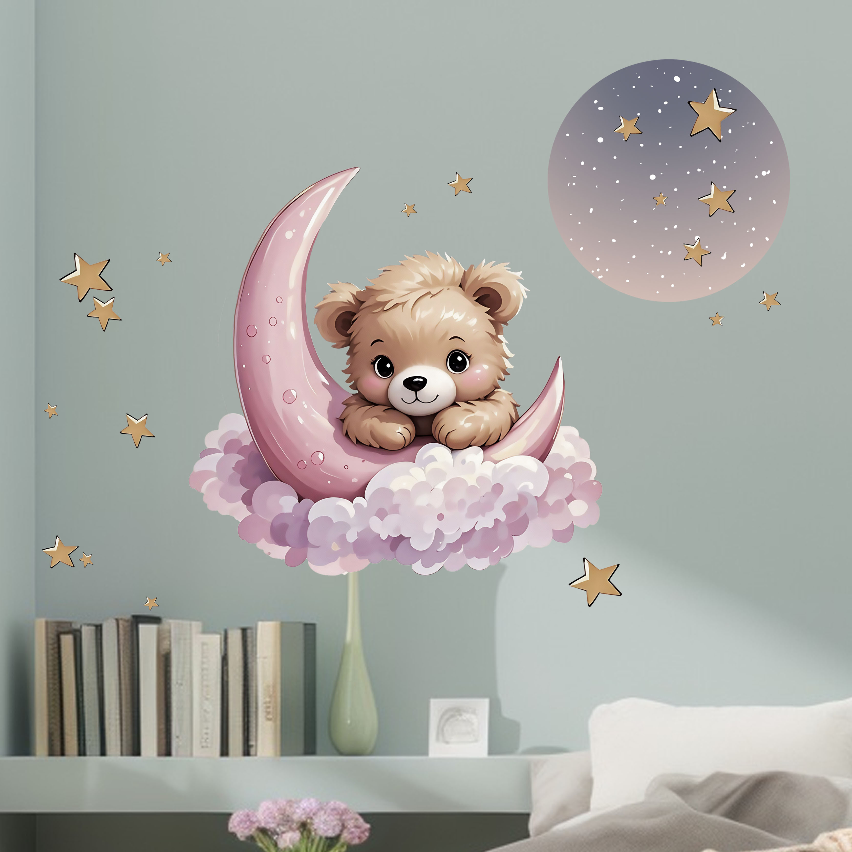 New Arrival Bear Star Moon Nig – Flooring Home Decor Bewertung und Preis