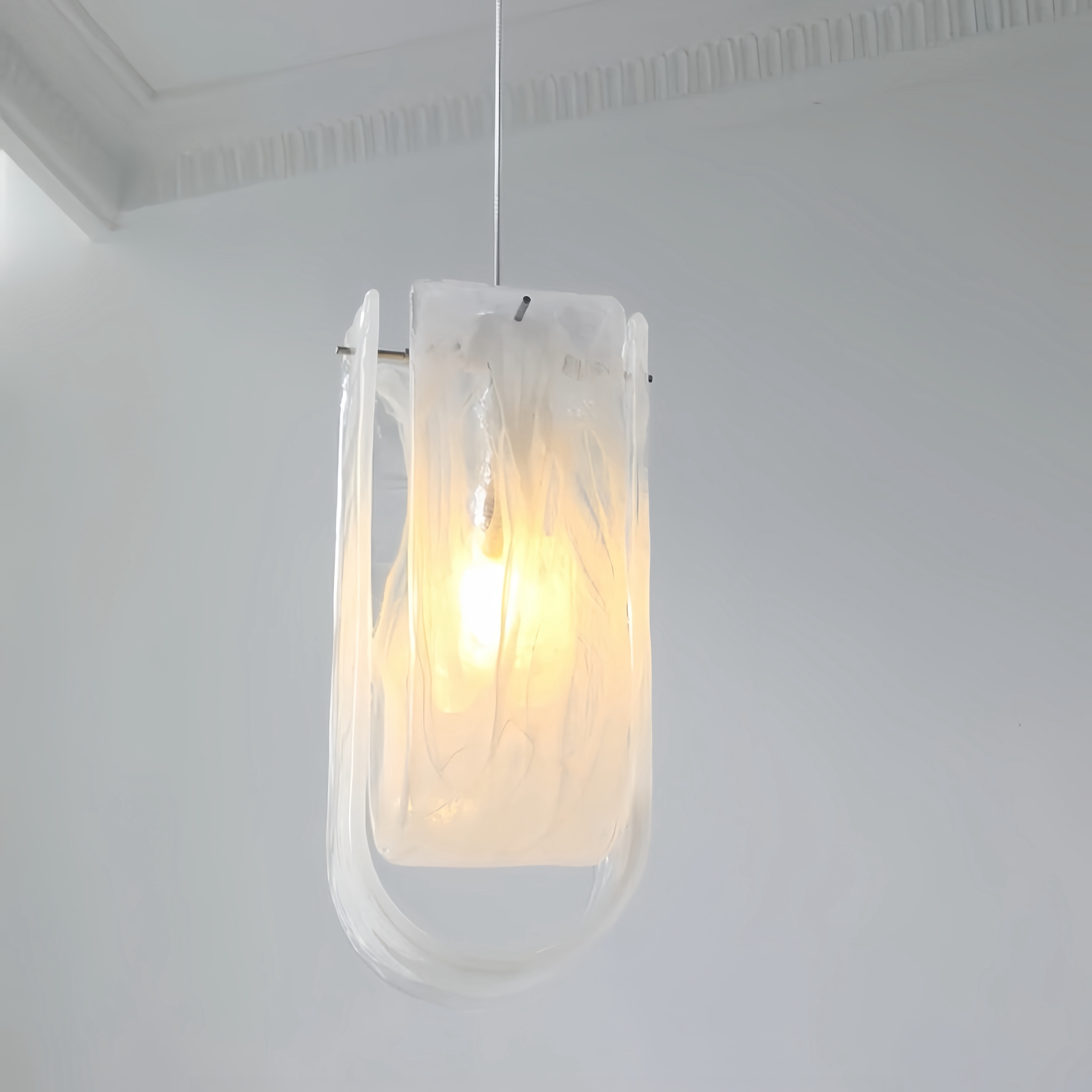 Modern Gradient Glass Hanging  – Hanging Moon Lamp Bewertung und Preis