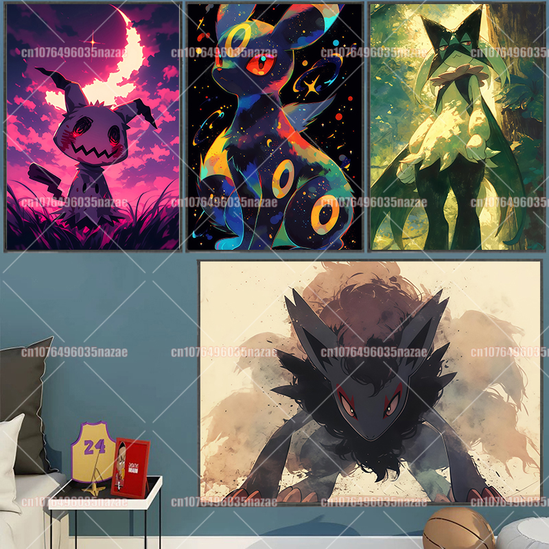 Anime Pokemon Canvas Painting  – Canvas Painting Bewertung und Preis