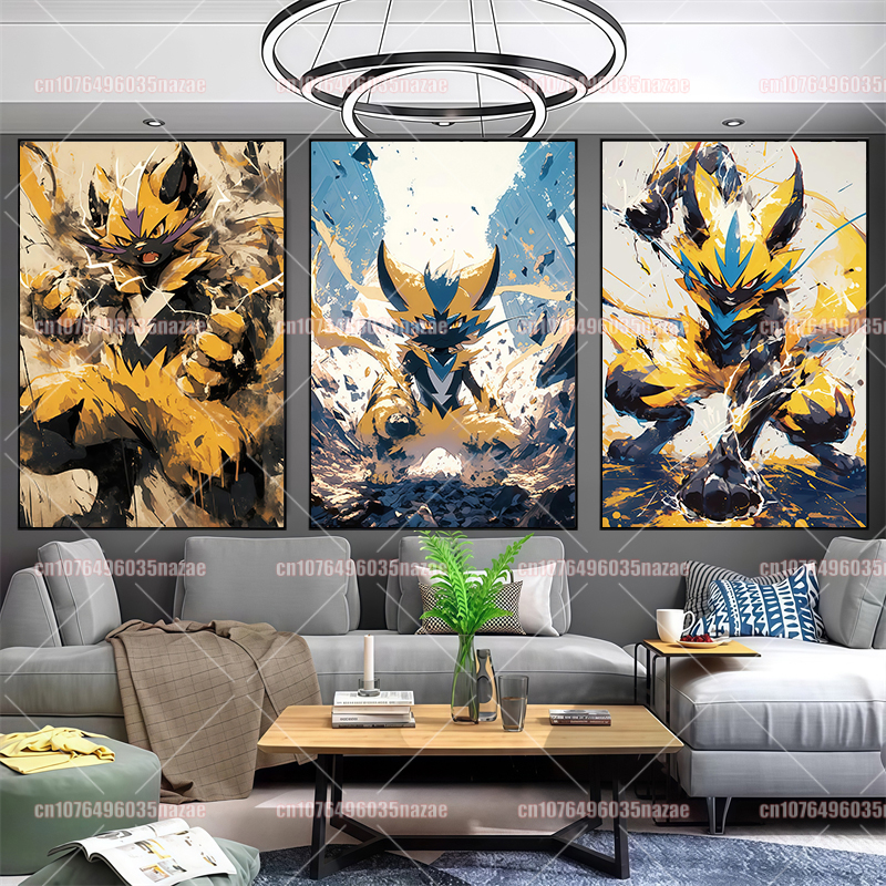Anime Pokemon Canvas Painting  – Canvas Painting Bewertung und Preis