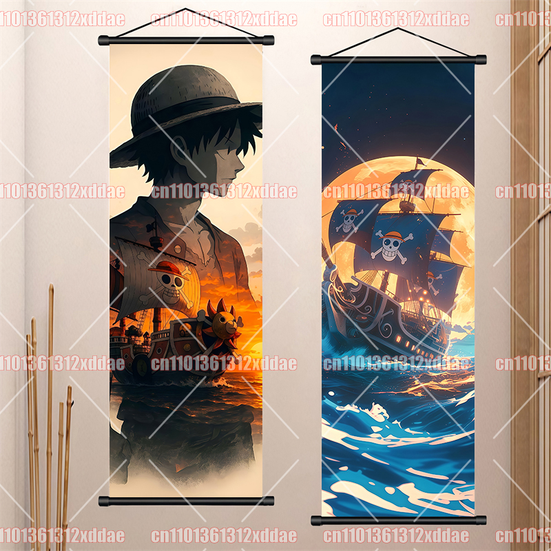Anime One Piece Scroll Paintin – Canvas Painting Bewertung und Preis
