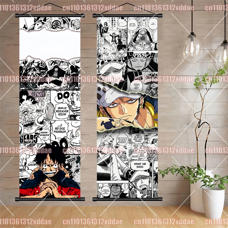 Anime One Piece Scroll Paintin – Canvas Painting Bewertung und Preis