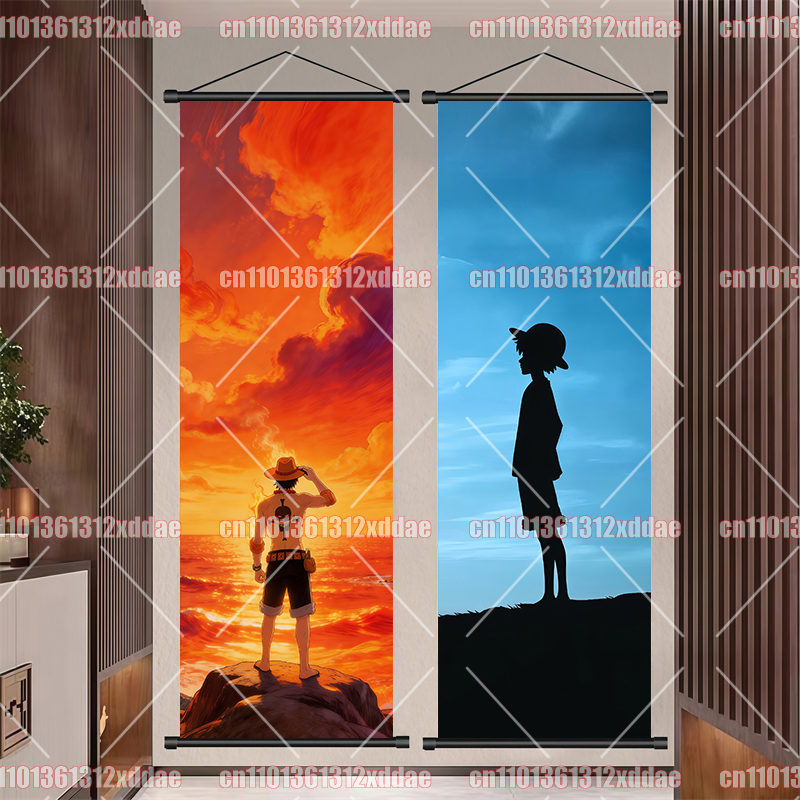 Anime One Piece Scroll Paintin – Canvas Painting Bewertung und Preis