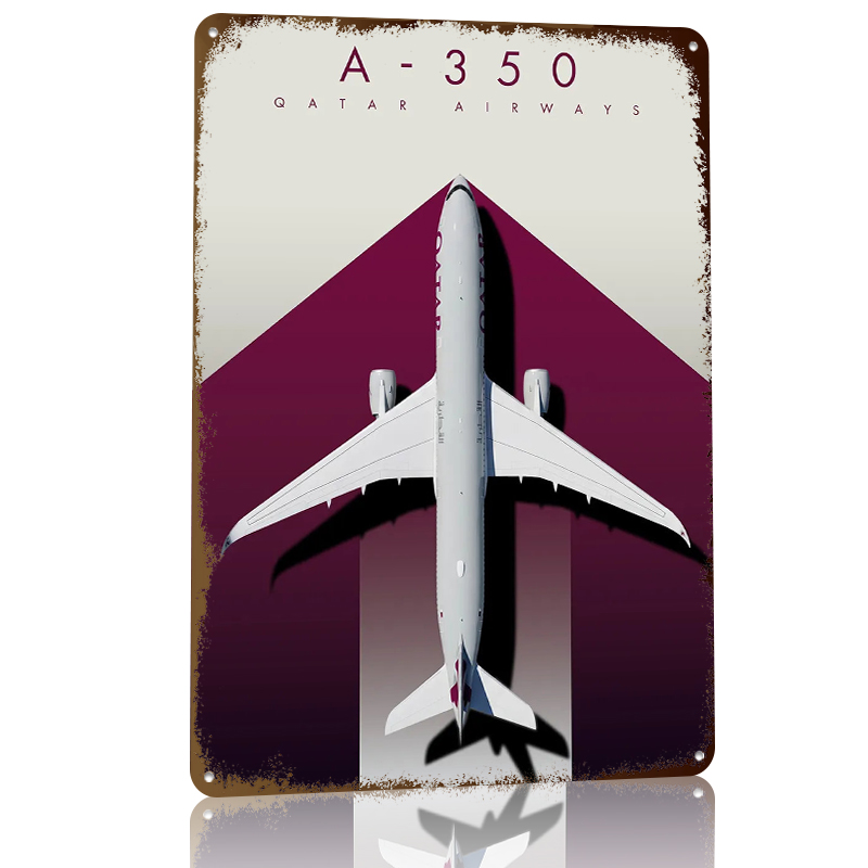 Qatar A-350 Oryx Majesty Metal – Home Decor Qatar Bewertung und Preis