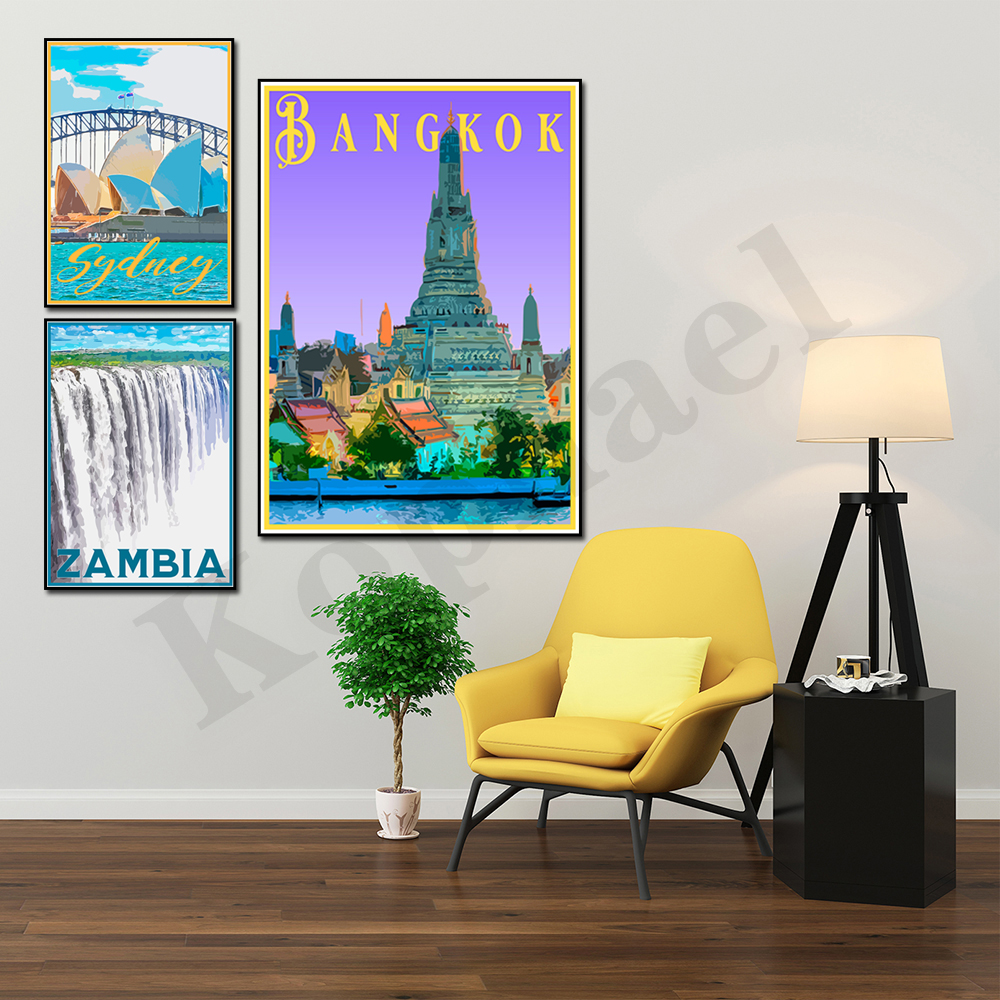 Sydney New Zealand Zambia Japa – Home Decor Vietnam Bewertung und Preis