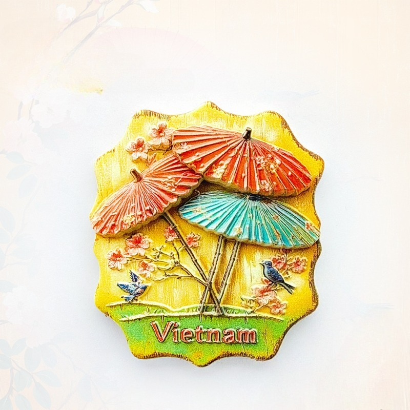 Vietnam Umbrella Fridge Magnet – Home Decor Vietnam Bewertung und Preis