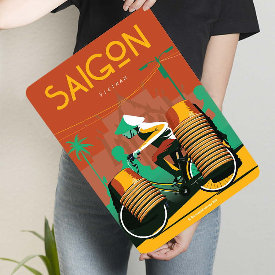 Saigon Vietnam Bicycle Vendor  – Home Decor Vietnam Bewertung und Preis