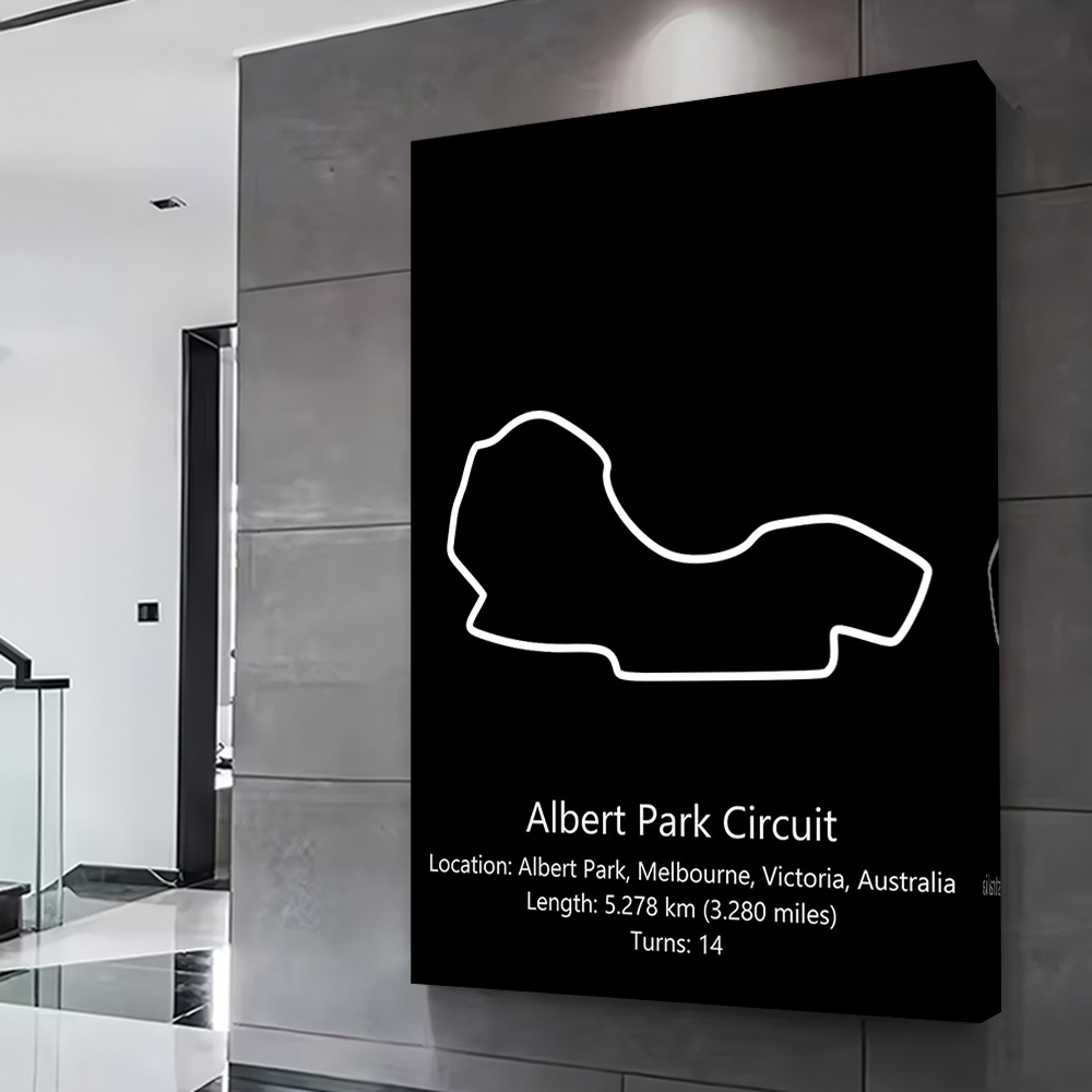 Albert Park Circuit Printing P – Home Decor Interior Bewertung und Preis