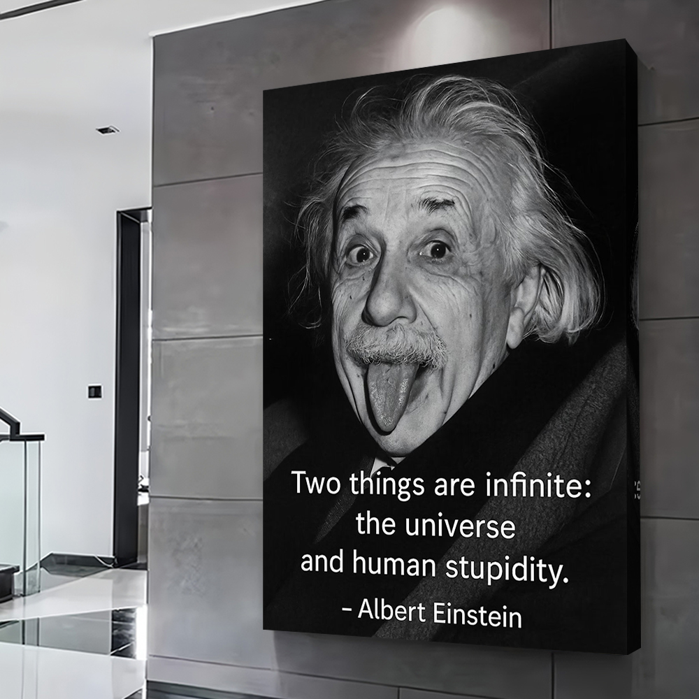 Albert Einstein Printed Poster – Home Decor Interior Bewertung und Preis