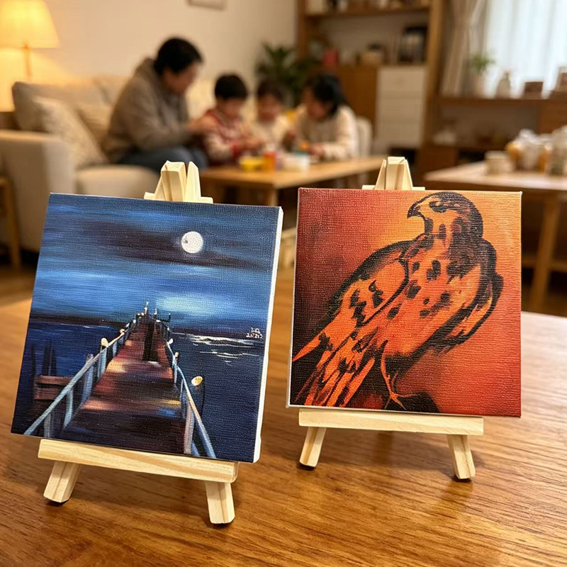 Mini Easel Artists Mini Shelf  – Canvas Painting Bewertung und Preis