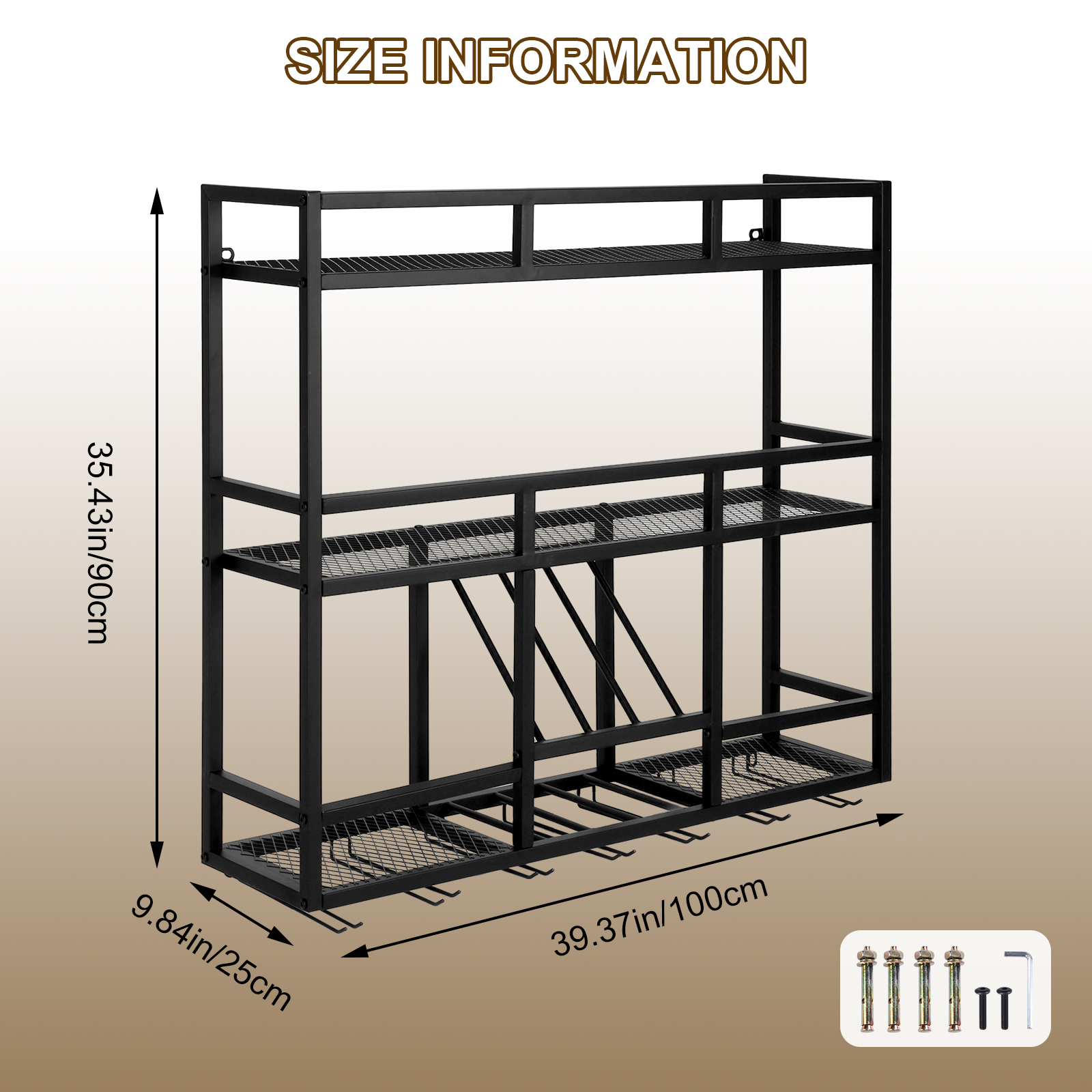 3 Tiers Floating Wine Bottle S – Floating Shelves Bewertung und Preis