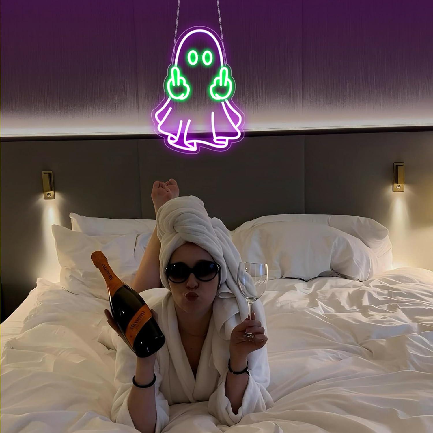 Ghost Neon Sign USB Powered LE – Home Decor Wall Art Bewertung und Preis