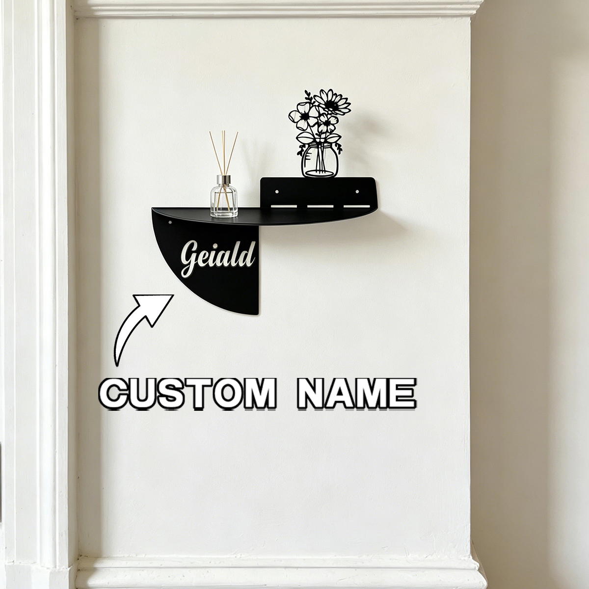 Custom Text flowers Metal Wall – Home Decor Wall Art Bewertung und Preis