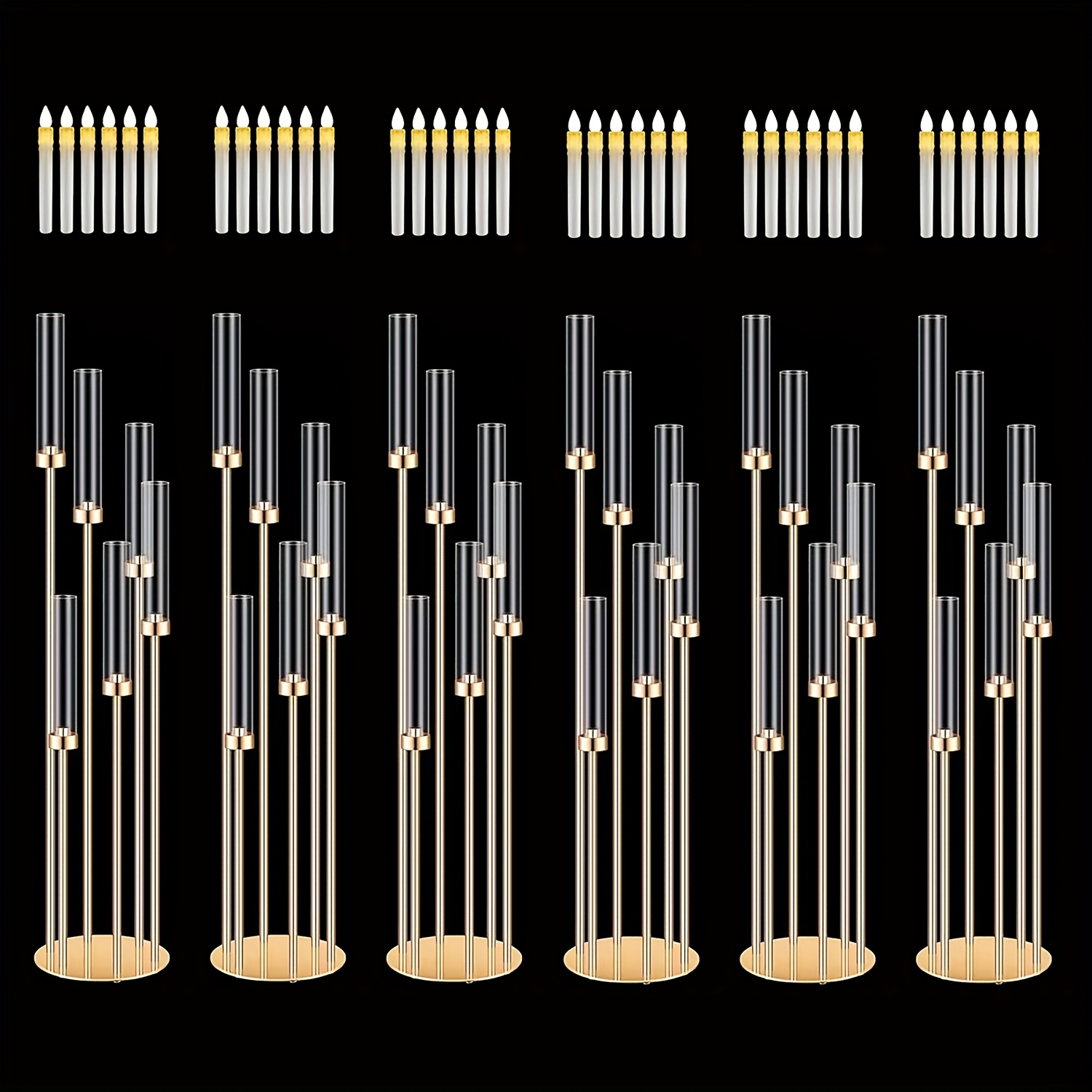 2 Sets Floor Candelabra 6 Arms – Flooring Home Decor Bewertung und Preis