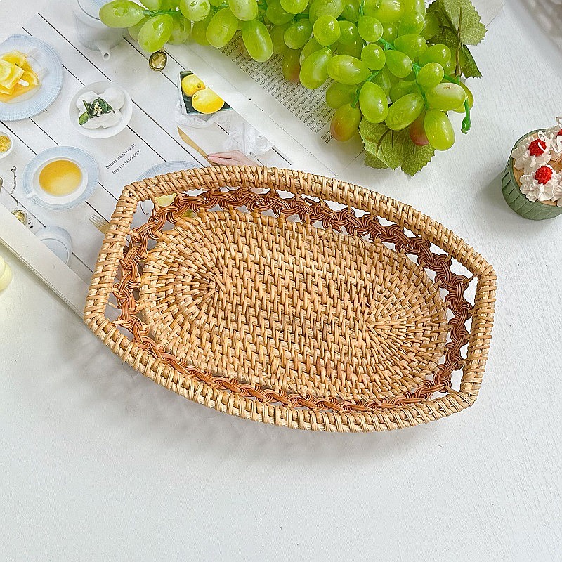 Vietnam Rattan Woven Snack Bas – Home Decor Vietnam Bewertung und Preis