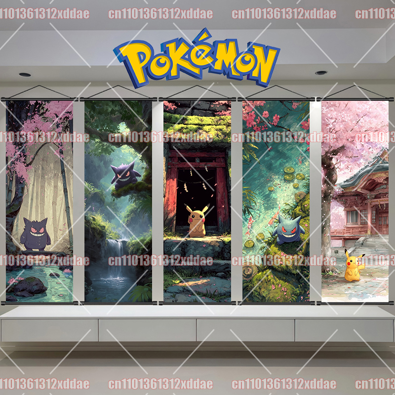 Pokémon Anime Scroll Painting  – Canvas Painting Bewertung und Preis