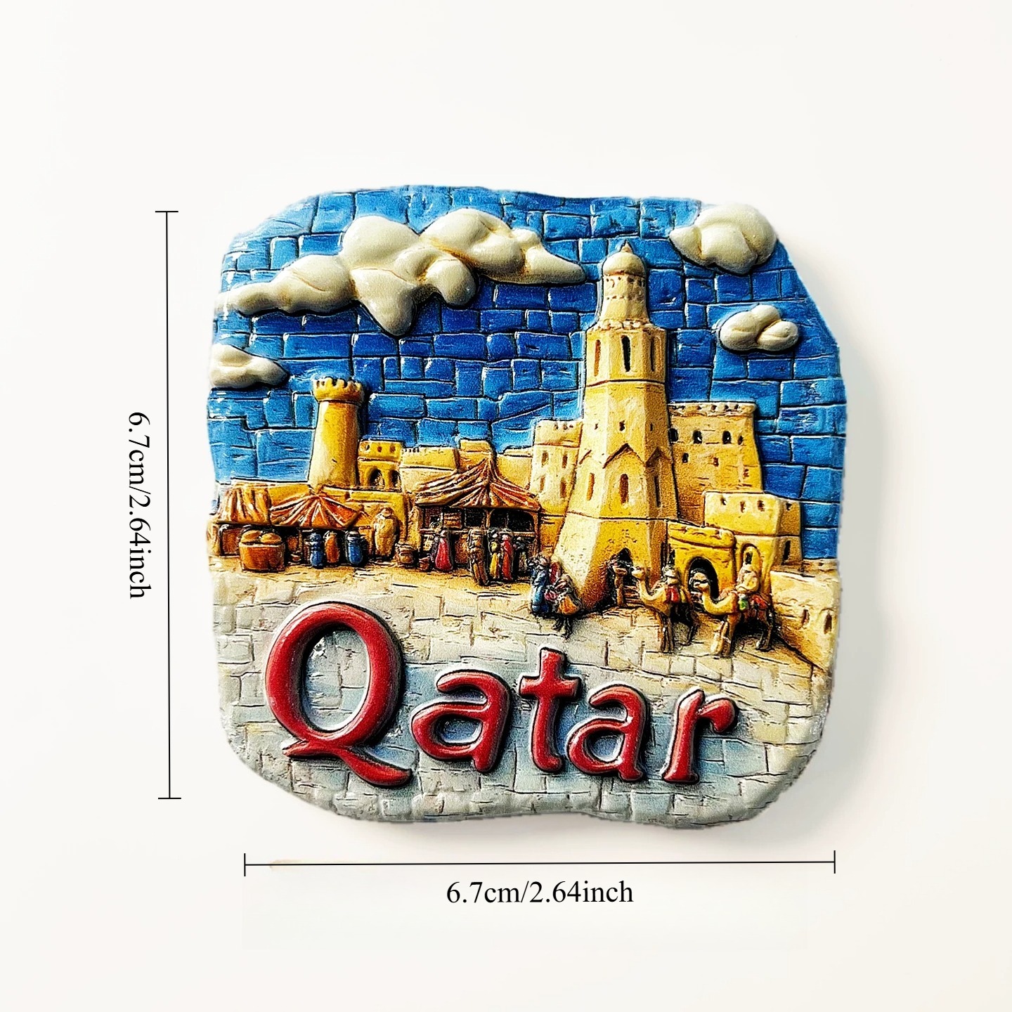 Qatar 3D Fridge Magnets Orname – Home Decor Qatar Bewertung und Preis
