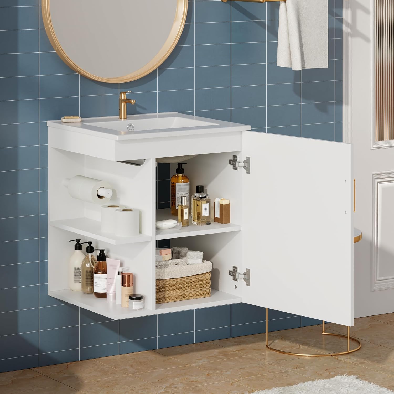 20in Wall Mounted Bathroom Van – Floating Shelves Bewertung und Preis
