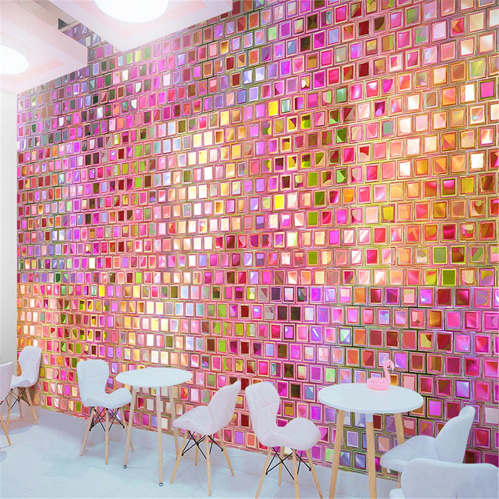 Custom Colored mosaic wallpape – Home Decor Online Shopping Bewertung und Preis