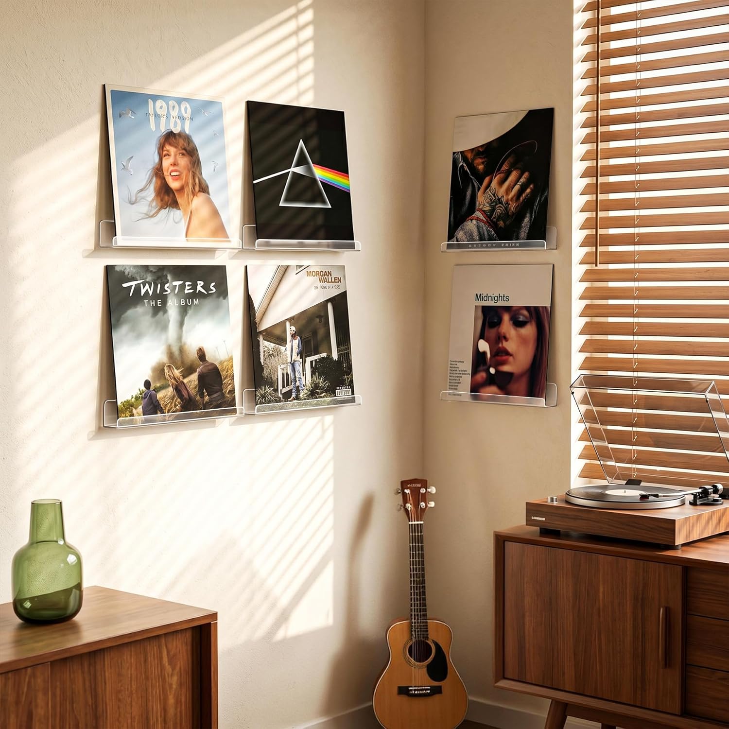 Vinyl Record Shelf Wall Mount  – Floating Shelves Bewertung und Preis
