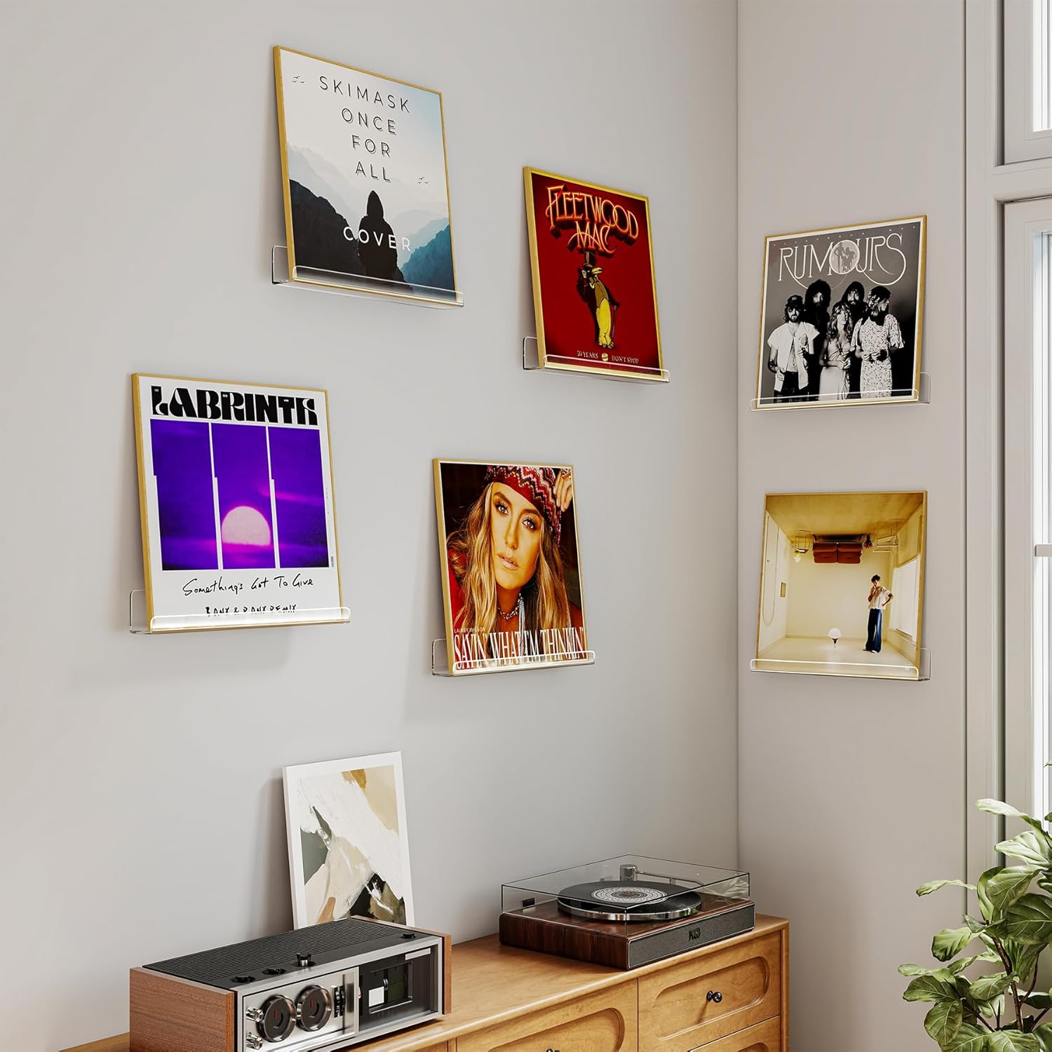 Vinyl Record Shelf Wall Mount  – Floating Shelves Bewertung und Preis
